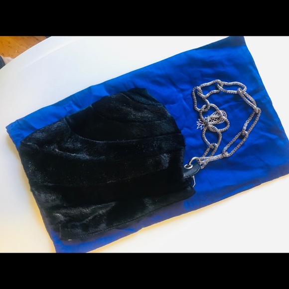 MCM | RARE Brand New Midnight Clutch w Silver - Picture 4 of 6